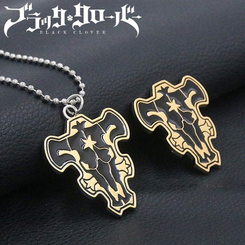 Black clover necklace cosplay - clover,