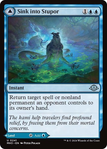 Magic mtg sink into - mtg, stupor