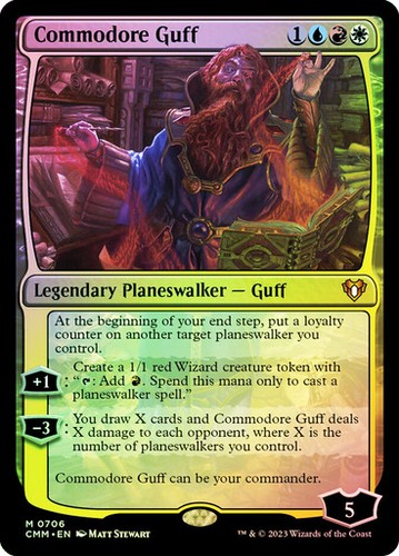 Foil commodore guff - commodore,