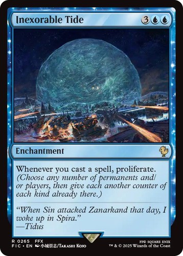 Magic mtg inexorable tide - magic, en