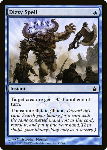 Magic mtg dizzy spell nm - magic,