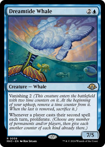 Magic mtg dreamtide whale - whale, en