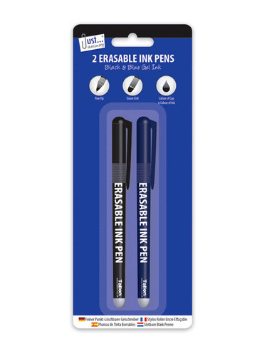 Penna gel cancellabile nero - , e